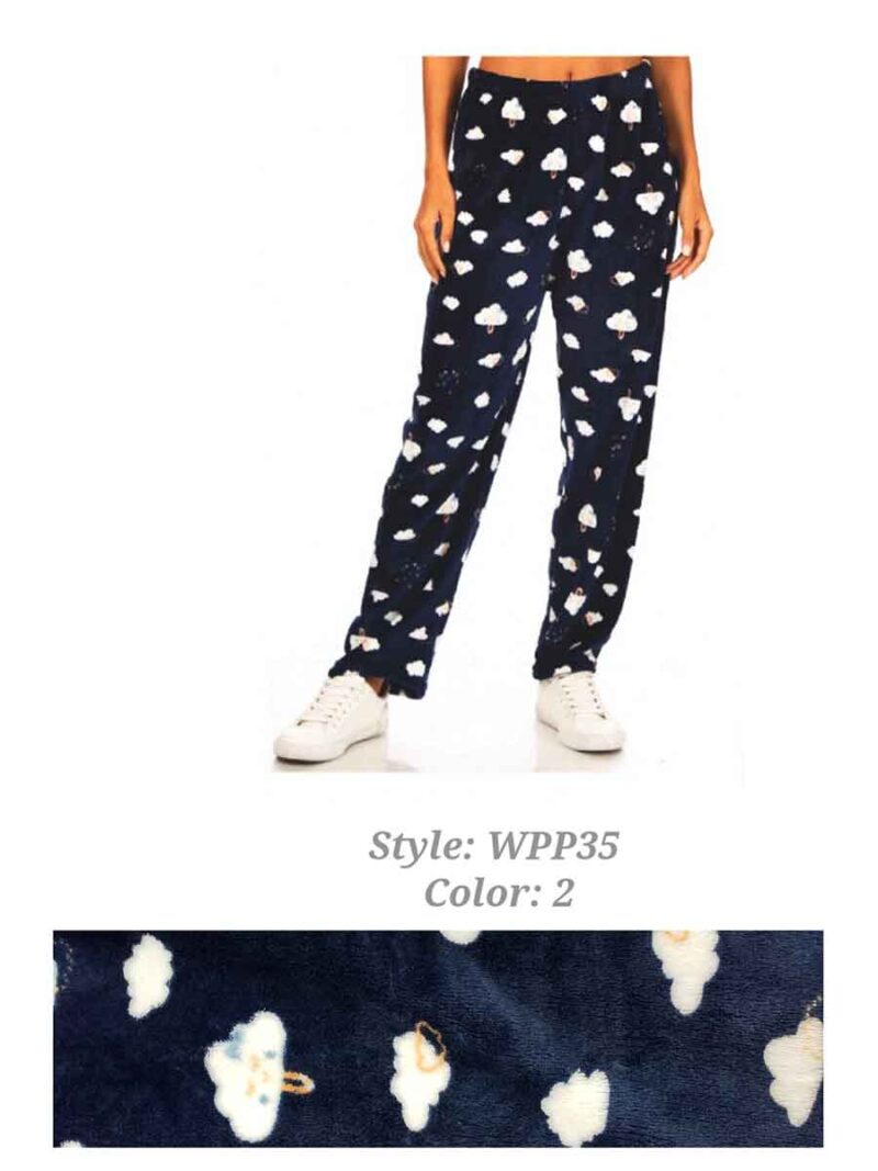 Pajama pants MODEWPP35 color clouds print