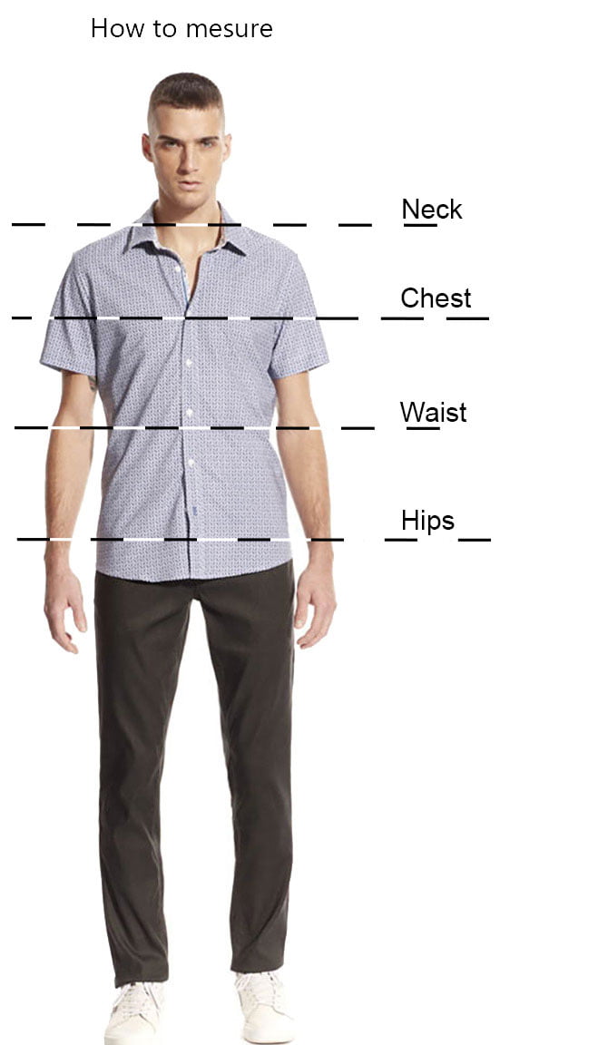 Guide de taille Projek raw chemise anglais