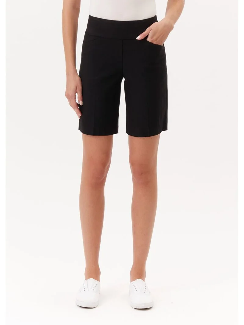 Up bermudas 67228 pull-on with slimming panel black
