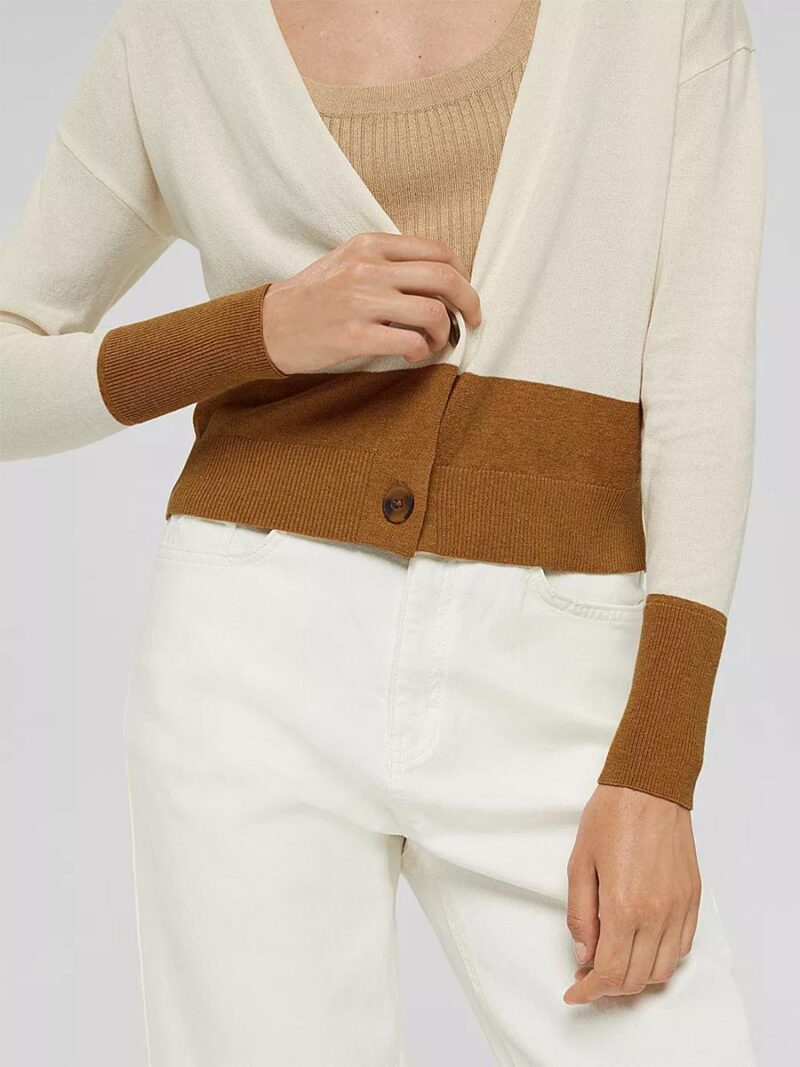 Esprit cardigan sweater 081EE1I310 off white