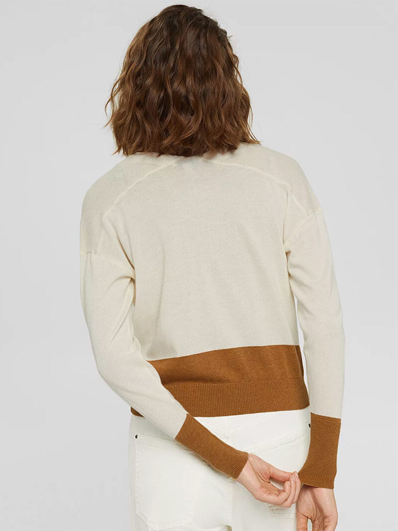 Esprit cardigan sweater 081EE1I310 off white