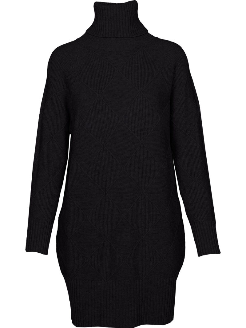 M Italy Knit dress 33-0333P black