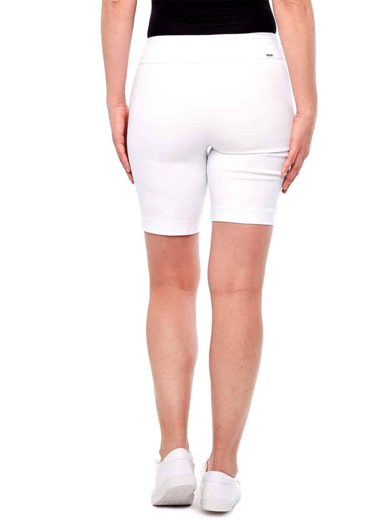 Up bermudas 67228 pull-on with slimming panel white