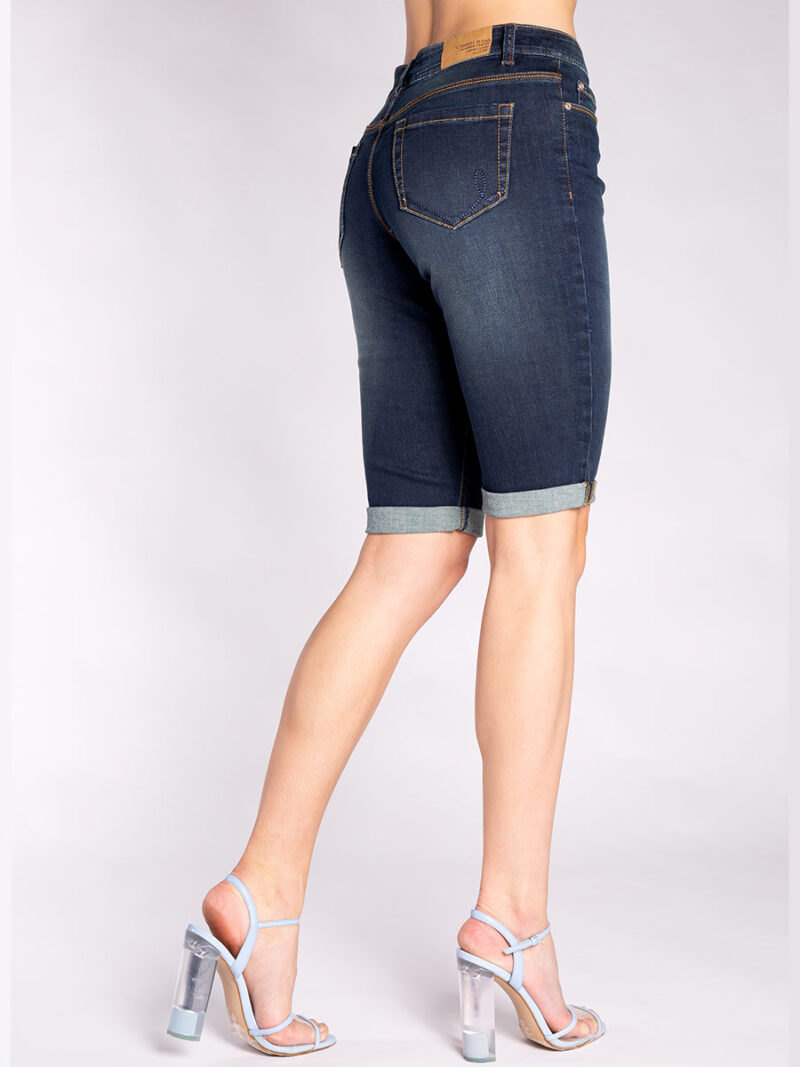 Carreli jeans bermuda shorts BP-0083 in denim medium blue