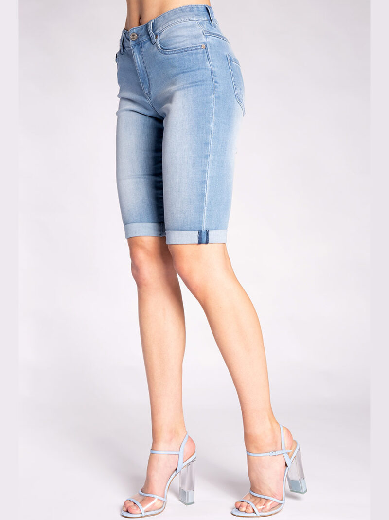 Carreli jeans bermuda shorts BP-0083 in denim light blue
