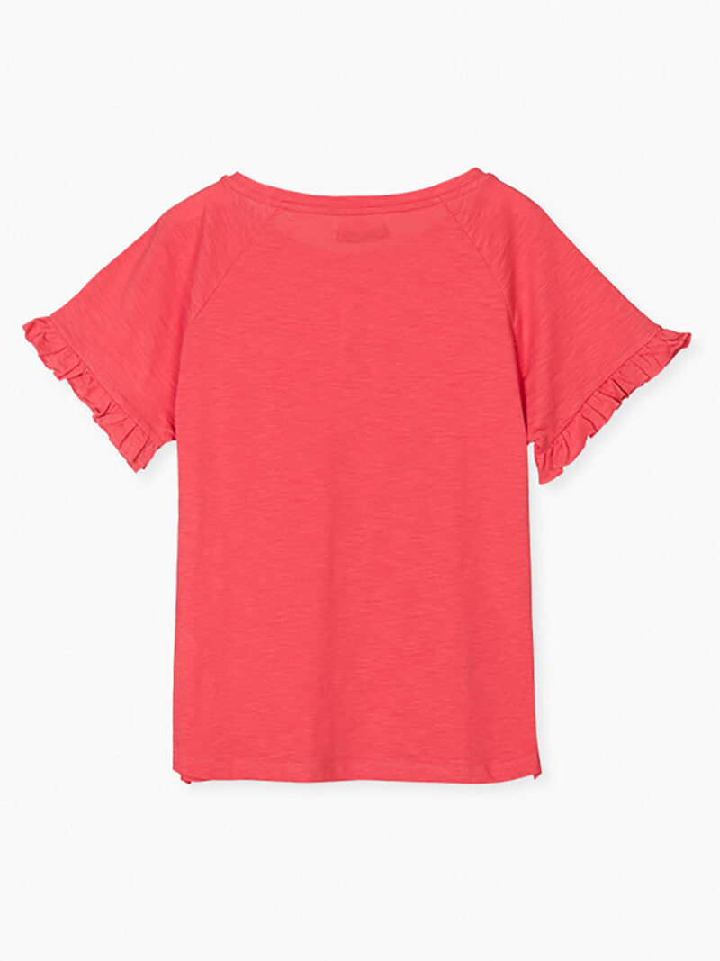 Losan t-shirt 21E-1005 coral raglan sleeves