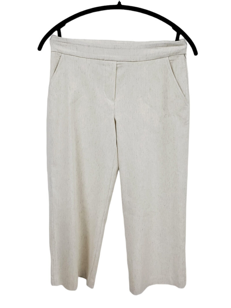 UP pants 67501 7/8 pull-on linen