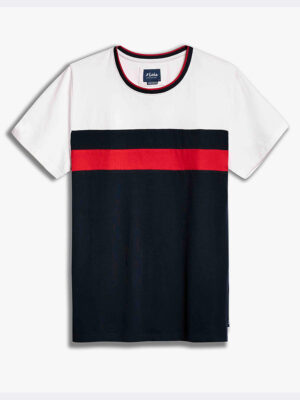 T-shirt Lois Jeans 11021 manches courtes combo marine - rouge -blanc