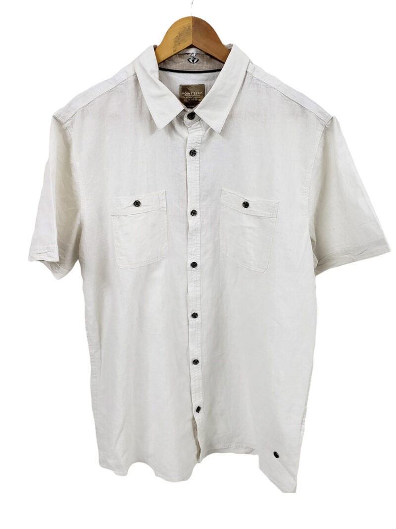 Point Zero linen shirt 7854300 white
