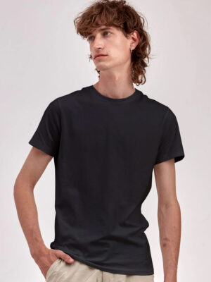 T-shirt Point Zero NOOS1000 de base en coton noir