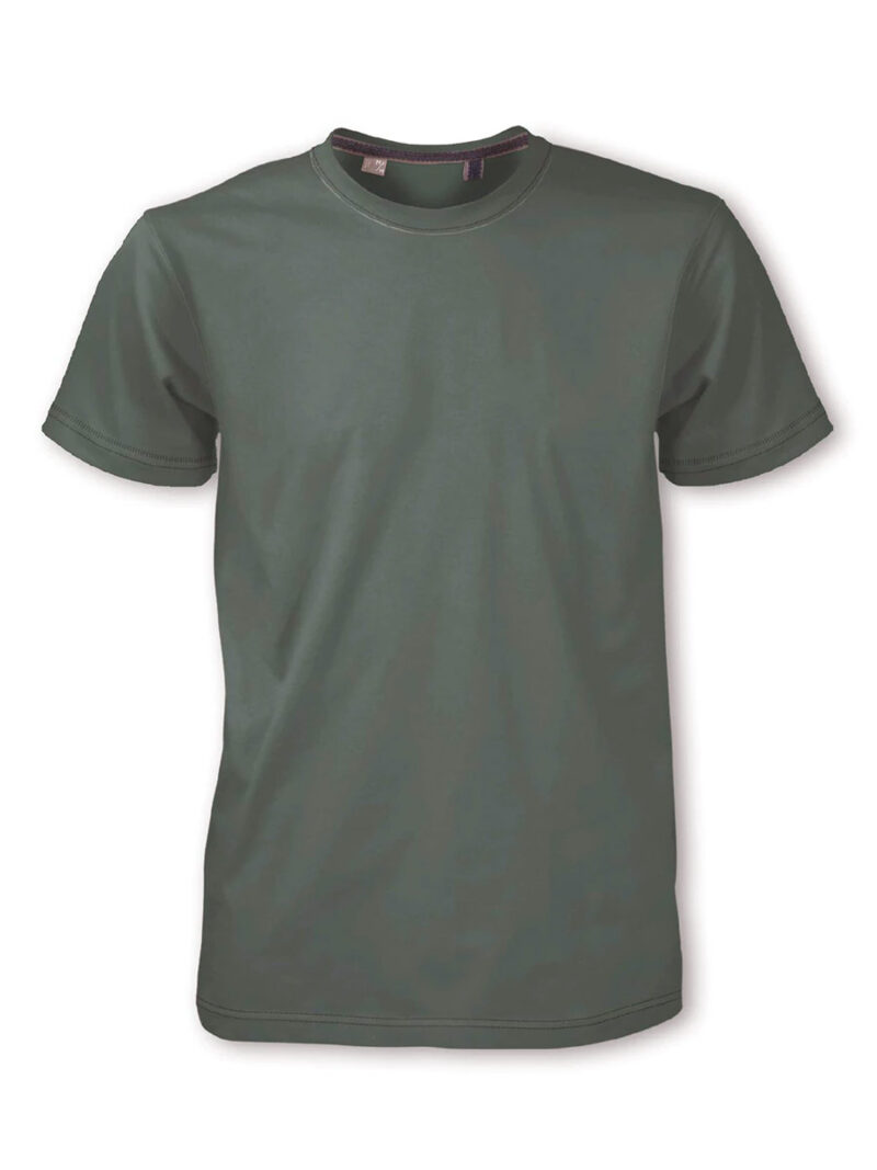 T-shirt Point Zero NOOS1000 de base en coton olive