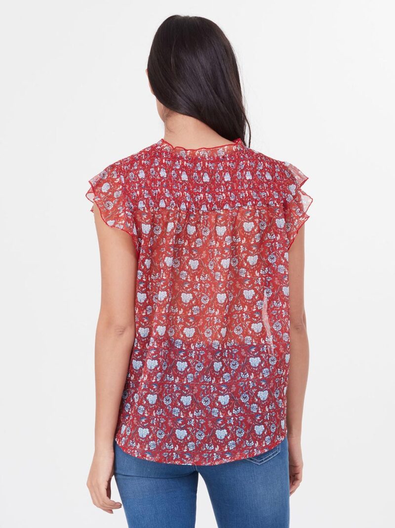 Lois Jeans blouse 29022 printed red