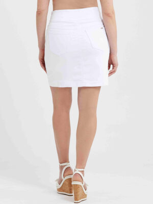 Jupe Lois Jeans 2956-7770 extensible et confortable blanc