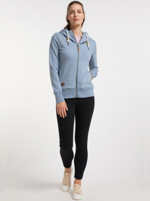 Ragwear cardigan sweatshirt 2211-30034 Paya zip blue
