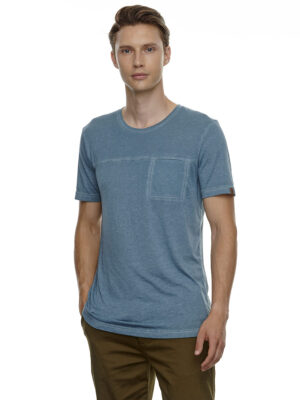 T-shirt Ragwear 2012-15010 Bartie manches courtes gris-bleu
