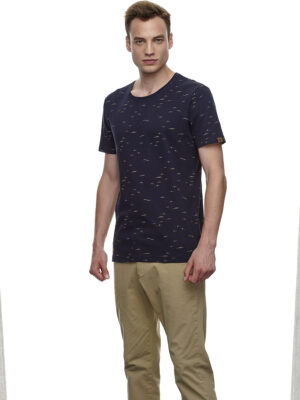 T-shirt Ragwear 2012-15015 Taylor manches courtes marine imprimé