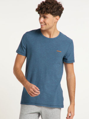 T-shirt Ragwear 2212-15009 Jachym manches courtes bleu