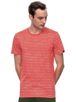 T-shirt Ragwear 2212-15010 Steef manches courtes imprimé corail