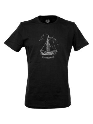 T-shirt Ragwear 2212-15024 Sevy Remake imprimé voilier noir