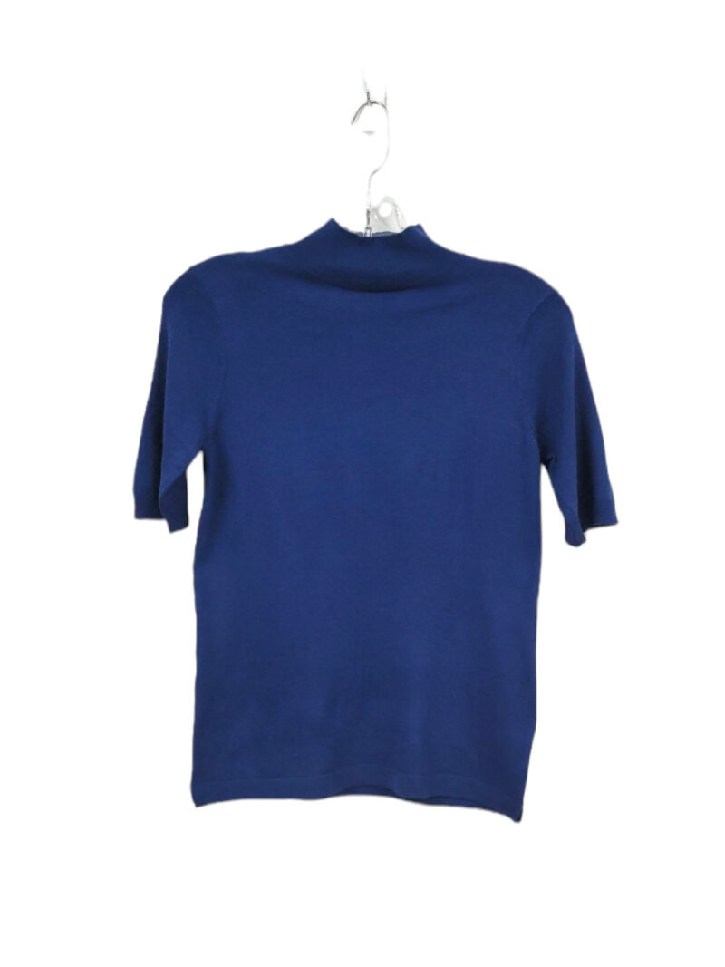 Chandail CYC 222-4040 en tricot léger manches courtes bleu foncé
