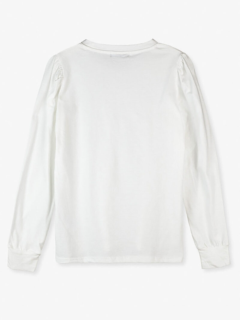 Losan T-shirt 222-1007AL long sleeve off white