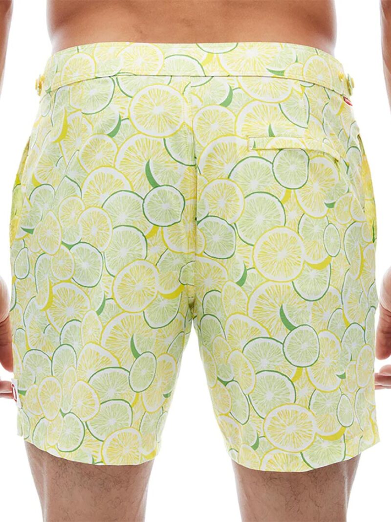 Public Beach PB3637 ultra comfort swim shorts lime and lemon