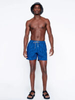 Public Beach PB4610 ultra comfort printed swim shorts navy