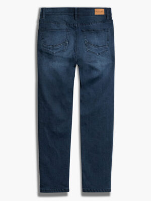 Jeans Black Bull Amy 4026-7313-79 taille mi-haute coupe droite longueur 7/8 bleu foncé
