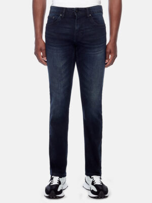 Jeans Projek Raw 141408 Baru en denim extensible couleurbleu/noir