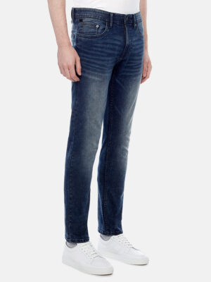 Jeans Projek Raw 141413 coupe Baru régulière en denim extensible et confortable couleur bleu/noir