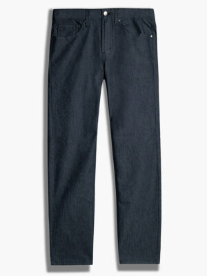 Pantalon Brad Lois Jeans 1136-7896 en coton texturé. extensible et confortable marine