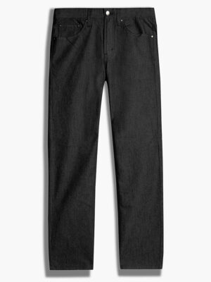 Pantalon Brad Lois Jeans 1136-7896 en coton texturé. extensible et confortable noir