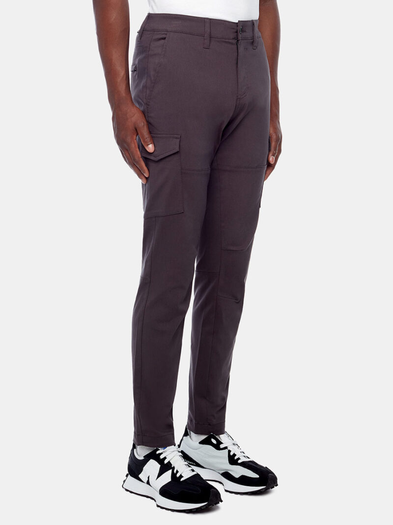 Pantalon Projek Raw 141102 style cargo extensible et confortable couleur charbon