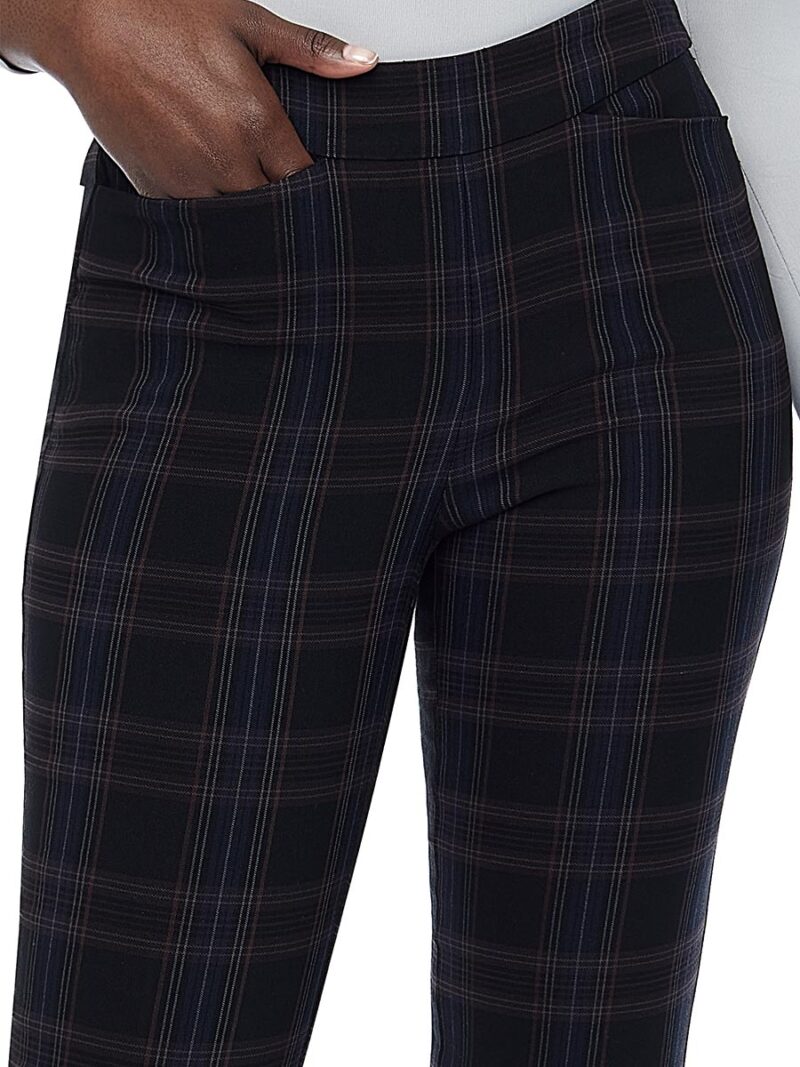 UP Pants 67570 pull on comfortable checkered pull on