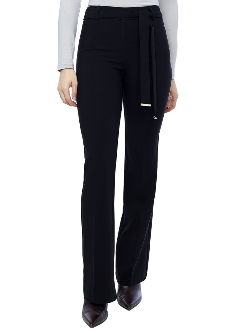 Up pants 67591 pull on palermo flared leg in black