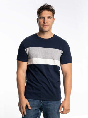 T-shirt Lois Jeans 1026 manches courtes en coton extensible marine