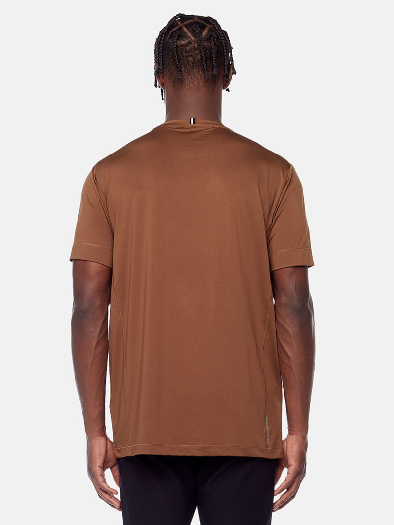 Projek Raw PPF22301 short-sleeved t-shirt in soft and stretchy fabrics toffee color