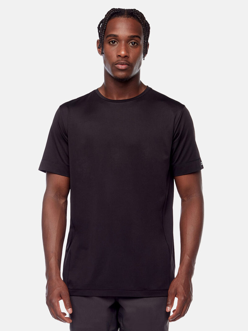 T-shirt Projek Raw PPF22301 manches courtes en tissus doux et extensible couleur noir