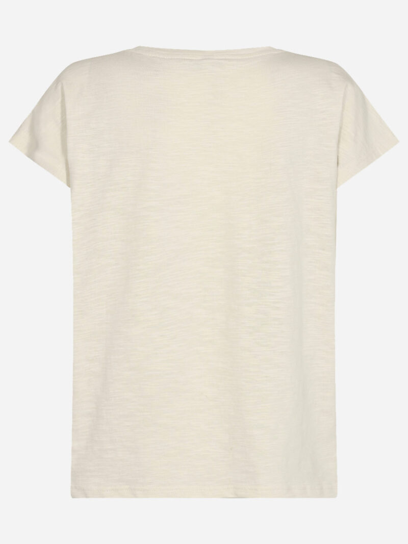 T-shirt Soya Concept F25916 imprimé manches courtes couleur crème