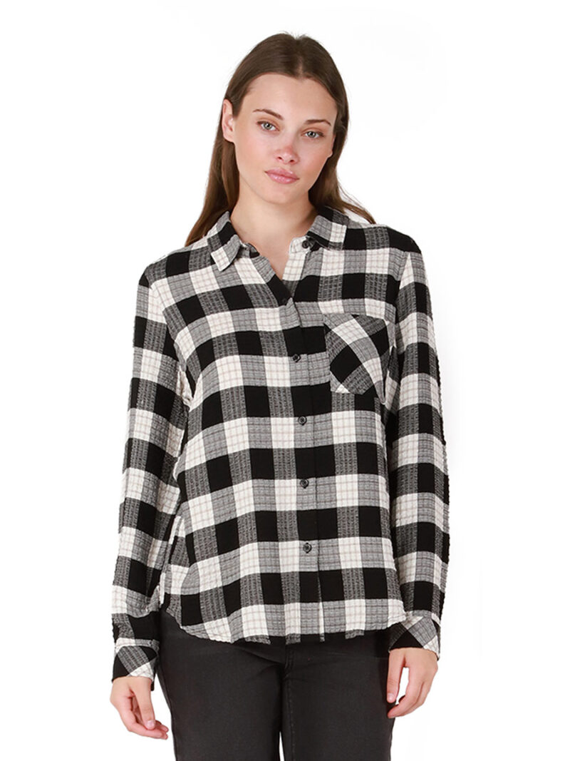 Dex blouse 2023705D with black check