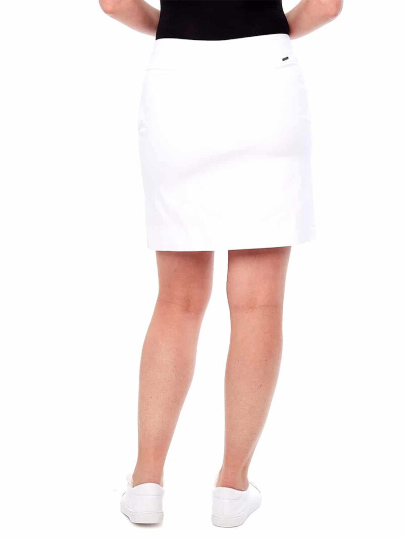 Jupe culotte UP 70459 extensible et confortable blanc
