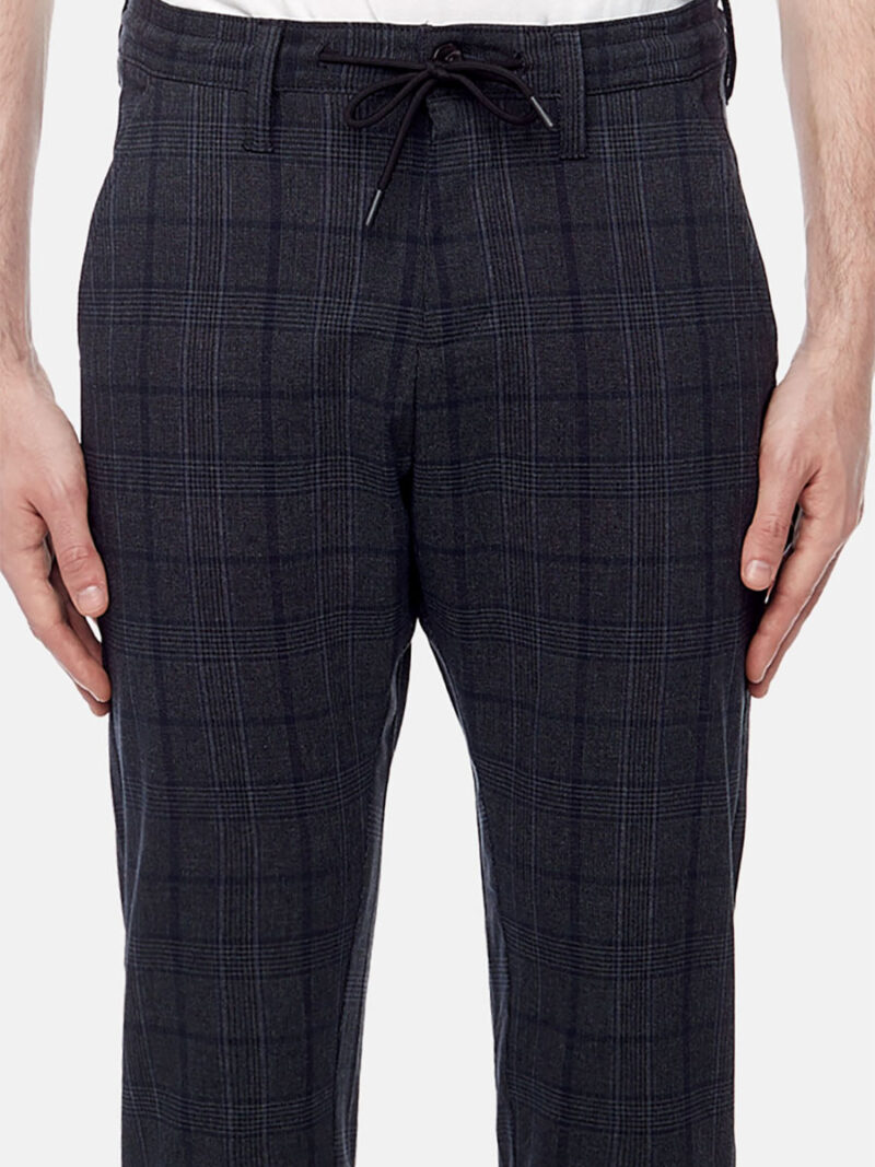 Projek Raw pants 141137 stretchy and comfortable plaid print navy color
