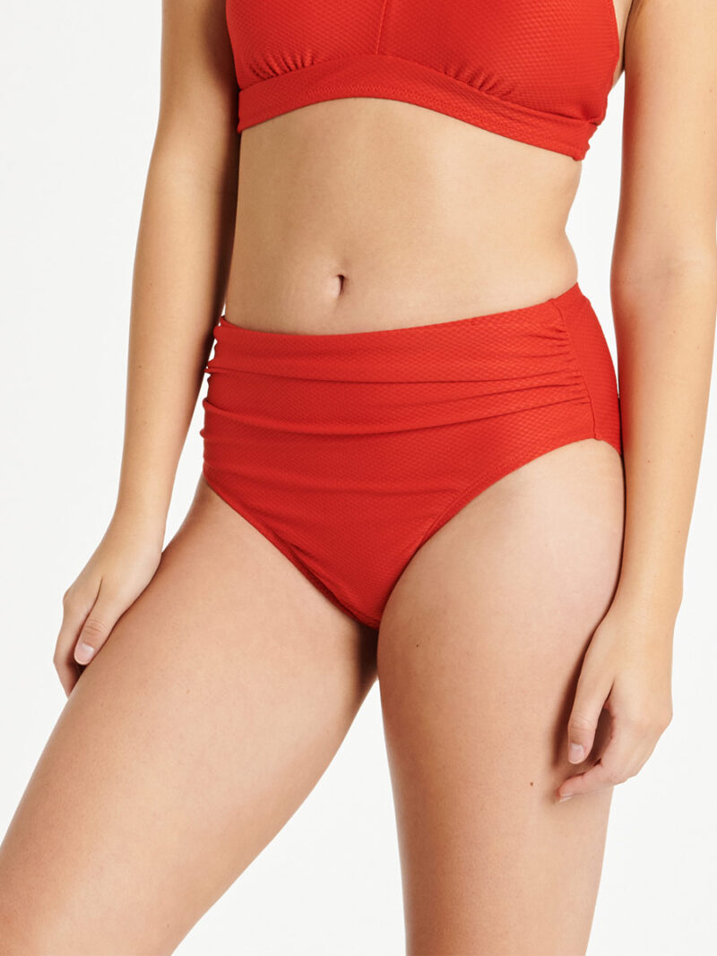 Culotte maillot bikini Nass-Eau W01154A Mix and Match rouge