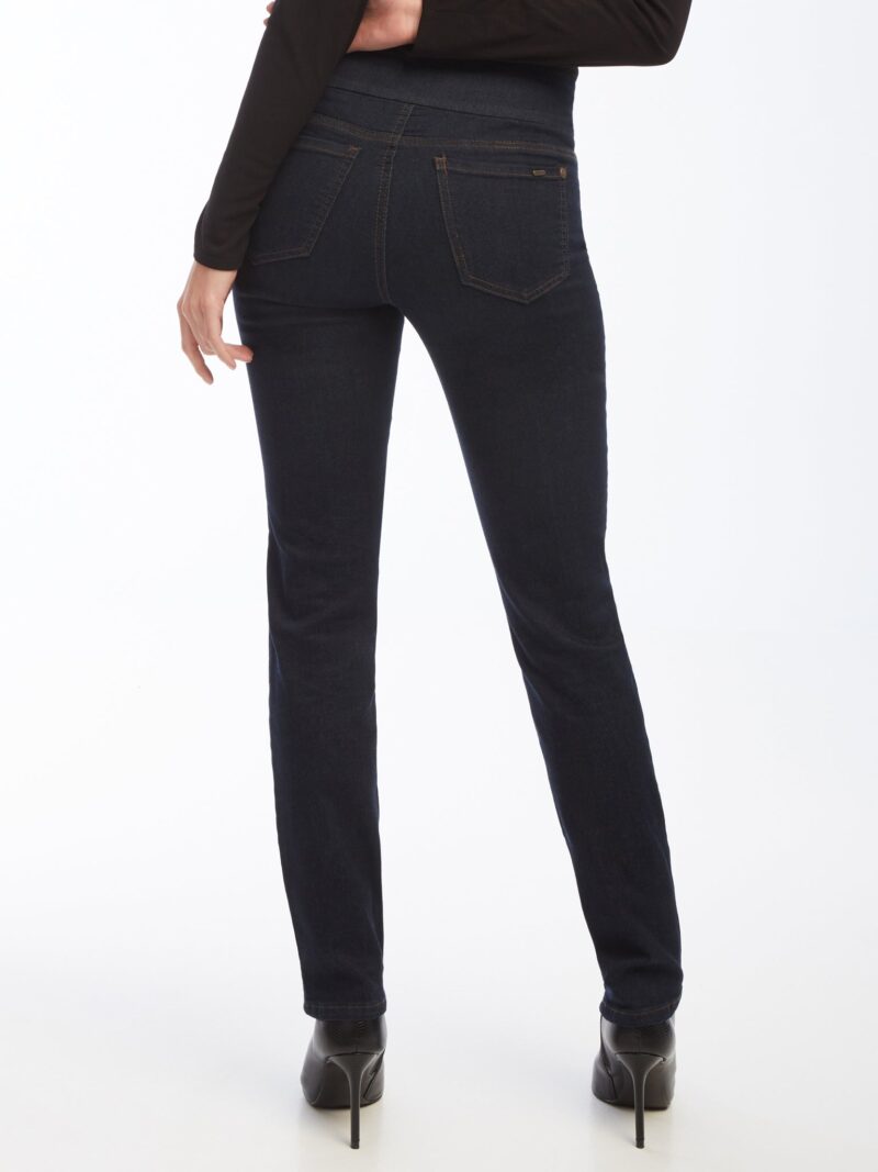 Lois Jeans Liette  2174-6837-95 in pull-on waist stretch denim dark blue color