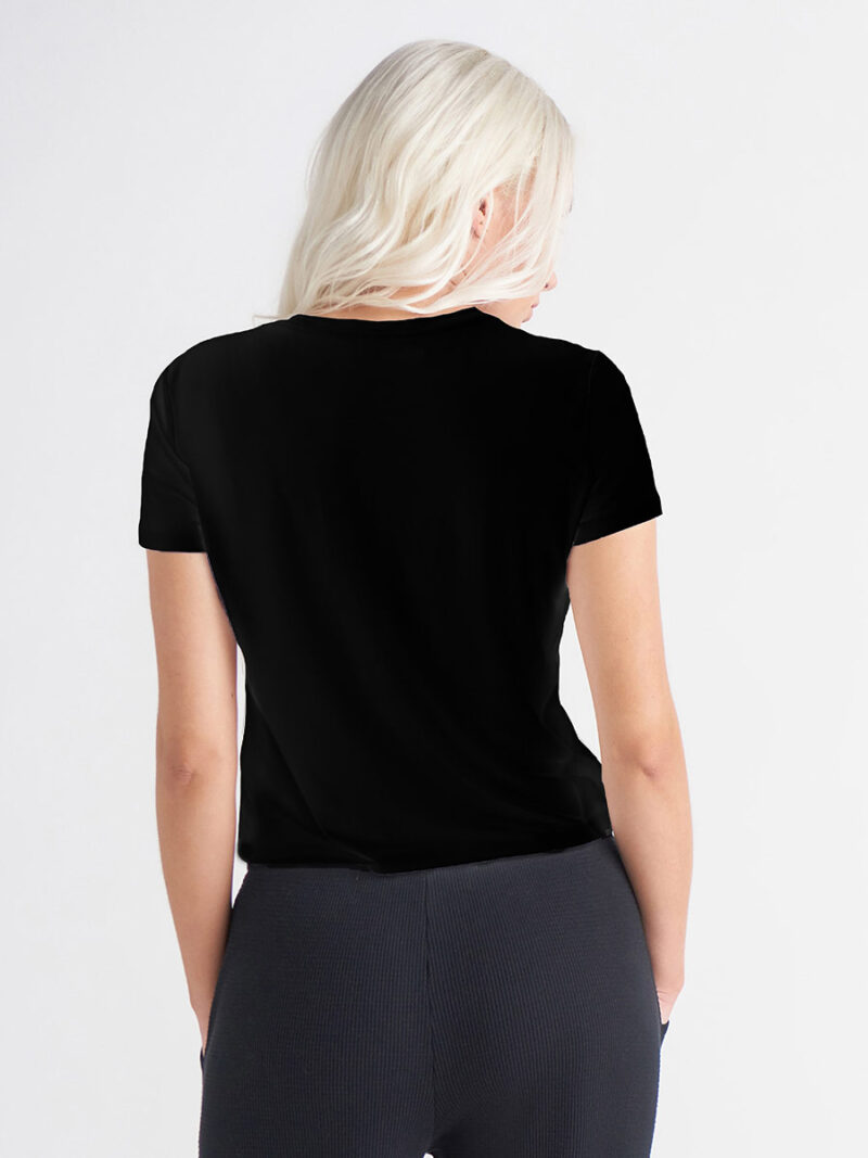Dex T-shirt 2024029D silky soft short sleeves black