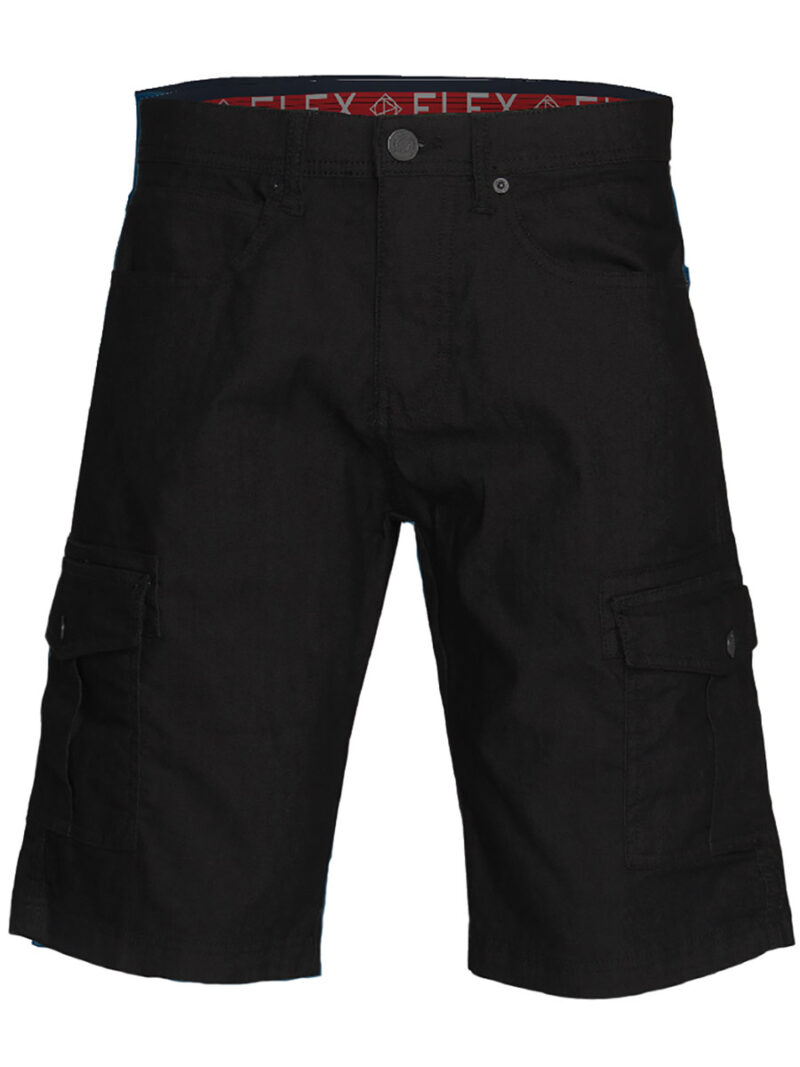 Point Zero Bermuda 7065550 comfortable and stretchy multi-pocket cargo style black color