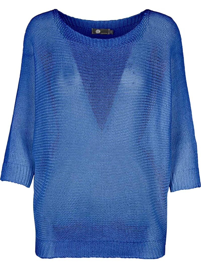 Chandail M Italy 33-1395NOS en tricot bleu