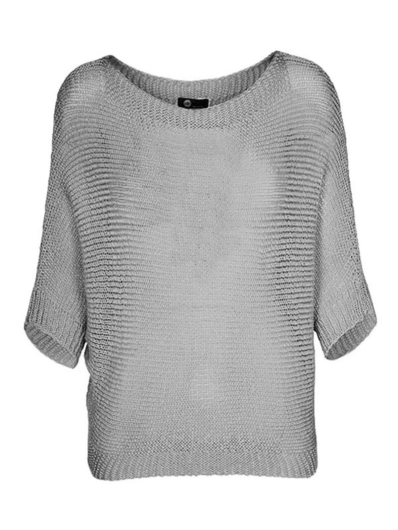 Chandail M Italy 33-1395NOS en tricot gris