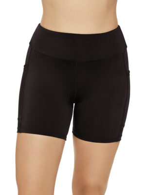 Penbrooke 42542N tommy control swim shorts with pocket black