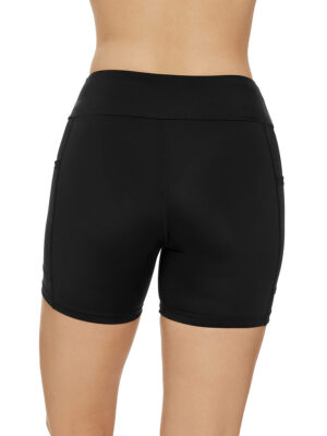 Penbrooke 42542N tommy control swim shorts with pocket black